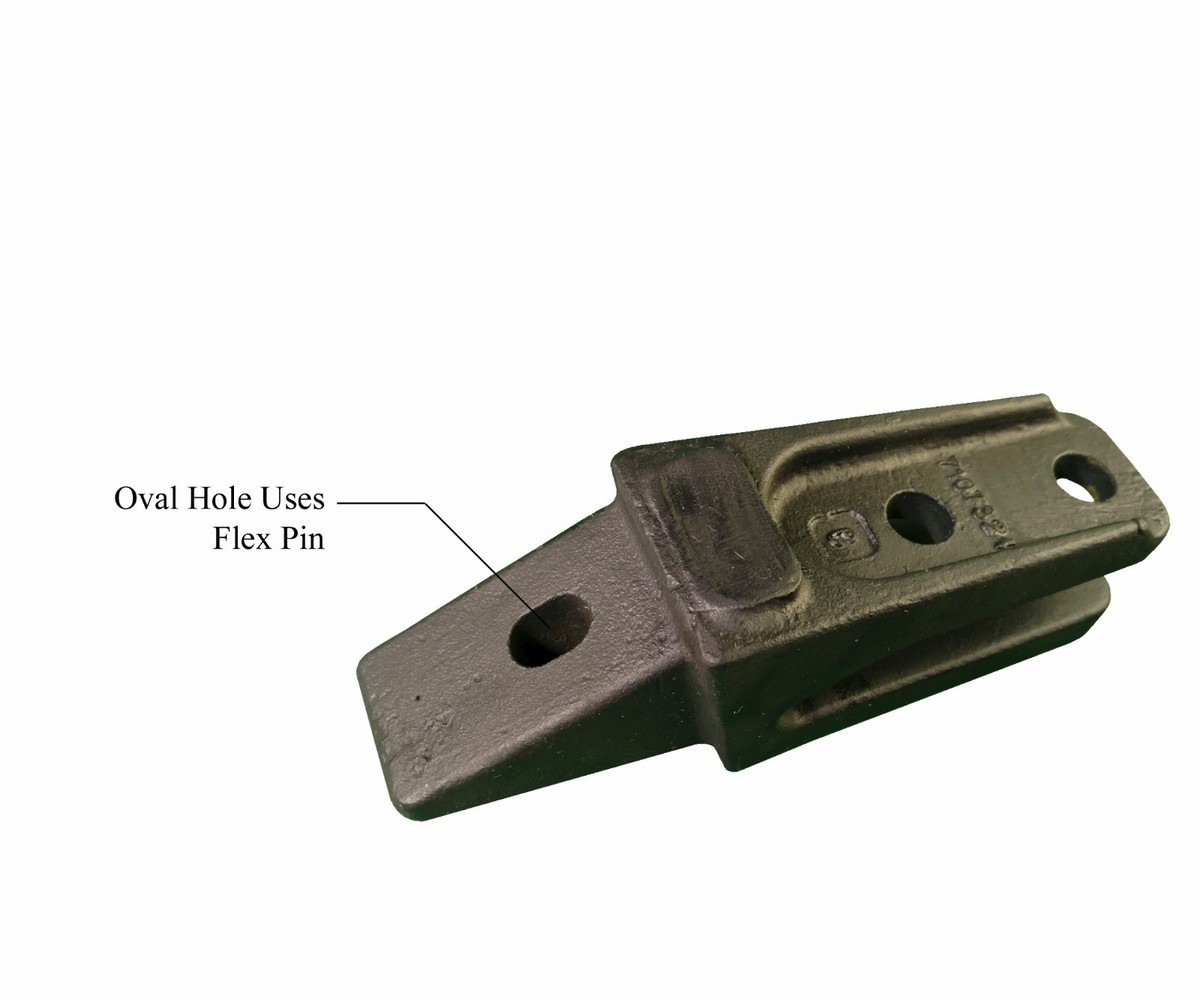 Bobcat Style Mini Ex, Skid Bucket Shanks, Rock Teeth - 7107324