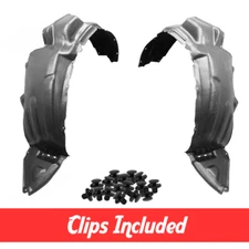 Driver & Passenger Side Fender Liner Set w/ Clips For 2006-2010 Toyota Sienna