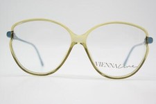 Vintage Eyeglasses Viennaline 1432 50 Brown Blue Oval Frame