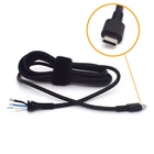 1pc 1.8M/6ft Universal USB C Type C 3 wires Data Charger Pigtail Cord Cable Wire