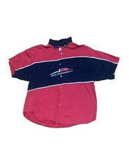 Dale Earnhardt Jr. Pit Crew Shirt Nascar Full Button Up Embroidered Logos Fit XL