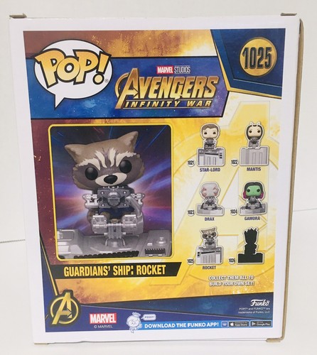 Funko Pop! Deluxe - Rocket Et Vaisseau Guardian, Avengers Infinity War Walmart #1025