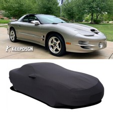 For Pontiac Firebird 98-02 Stretch Satin Car Cover Dustproof Indoor Protector