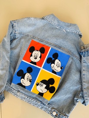 mickey mouse jeans jacket