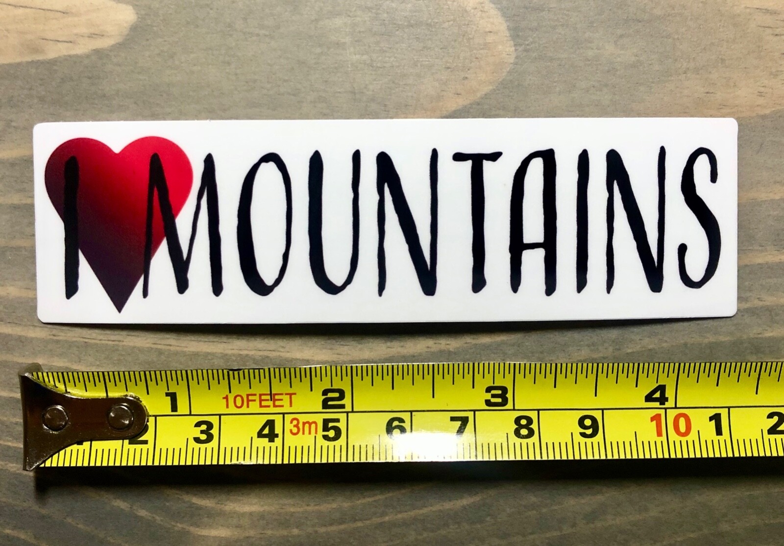 I Love Mountains Sticker Decal Rossignol Salomon 4.5" Marmot Skiing K2 Volkl PO