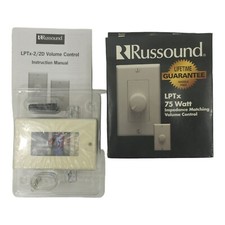 Russound LPTx - 2D 75 Watt Impedance Matching Speaker Volume Control Wall Stereo