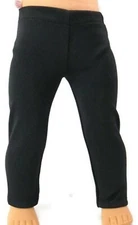Plain Black Knit Leggings for 18 inch Doll Clothes Girl Accessories