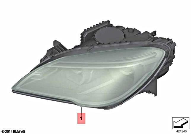 Genuine BMW MOS M6 GT3 Coupe Headlight Left 63108420305 | eBay