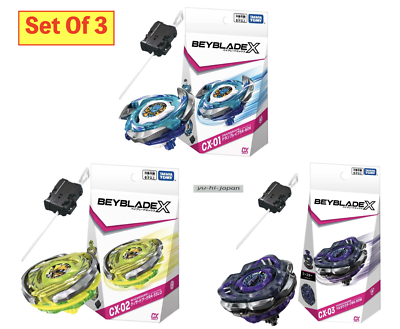 Takara Tomy Beyblade X CX-01~03 Starter & Booster Set Japan 2025