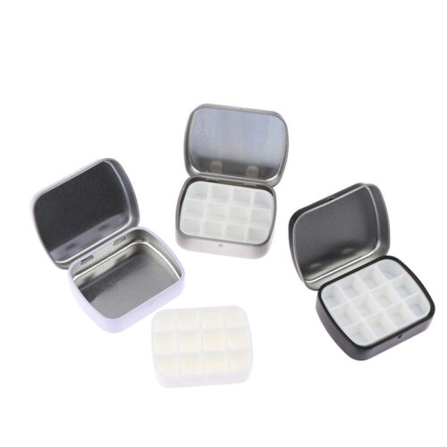 12Grid Empty Mini Watercolor Box Portable Painting Sketch Paint Box Art Supplies - Picture 1 of 14