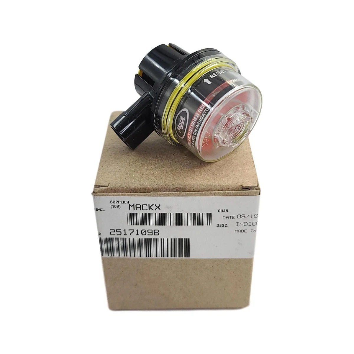 OEM VOLVO, MACK 2362569 Air Filter Indicator 25171098 | eBay