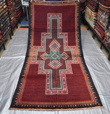 Vintage Afghan Persian Baluchi Area Rug 4x8 ft Hand Knotted Oriental ...