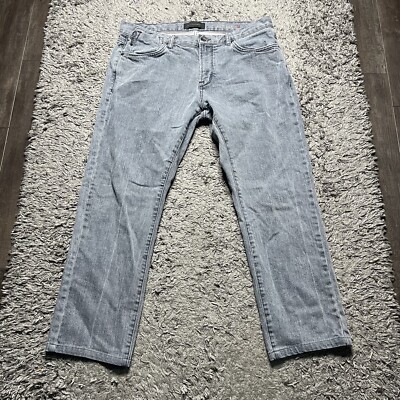 John Varvatos Bowery Men's Slim Straight Fit Jeans - Stretch Denim, 33" Inseam, Low Rise - View #7