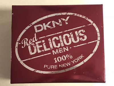 DKNY RED DELICIOUS MAN   ESTUCHE  EDT 50 ML + BODY LOTION DISCONTINUED VINTAGE