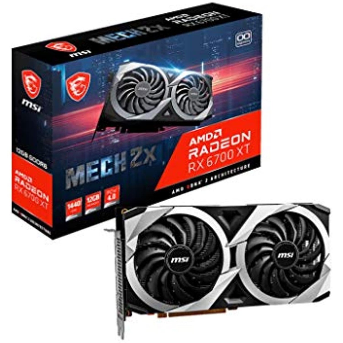 MSI Gaming RX 6700 XT 12GB GDDR6 OC Graphics Card (RX 6700