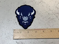 CUSTOM MADE Embroidered Howard University Bison Iron On and/or Sew On Patch