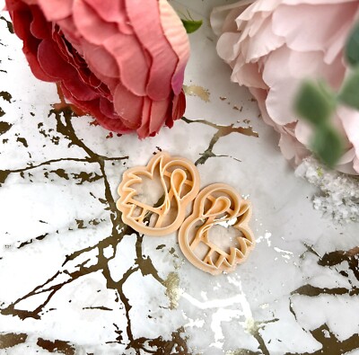 Swan Set Tools Ton Polymer Clay Cutter | 3D-gedrucktes Tonwerkzeug | IrisCrafts7 UK