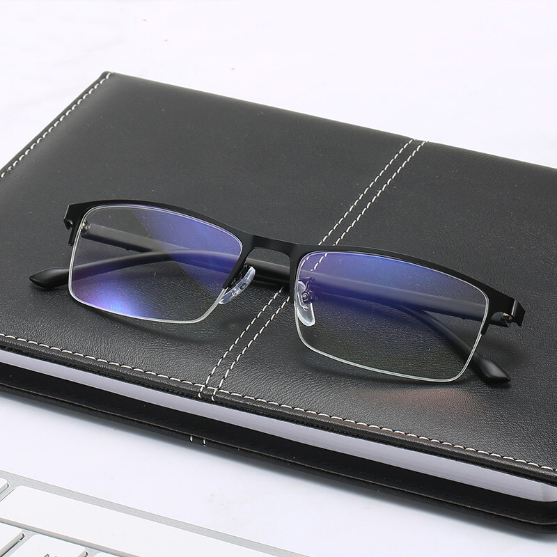 Anti Blue Light Reading Glasses Unisex 3-Pack Square Frame with Spring Hinges-image