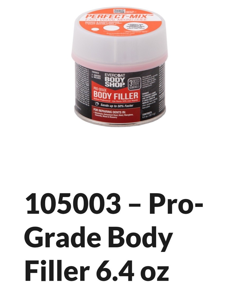 Evercoat Body Shop Pro-Grade Body Filler/dent Repair (Wood, Steel 