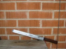 Antique 12" Blade NICHOLS BROS. * Carbon Slicing Carving Knife Massachusetts USA