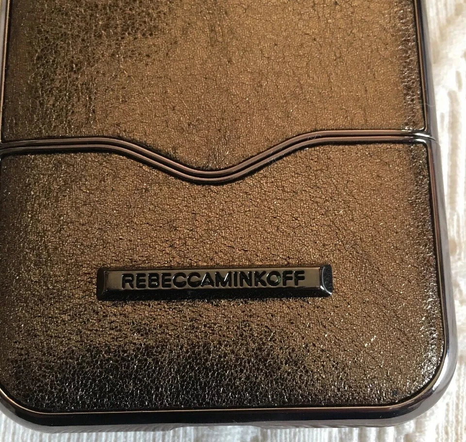 REBECCA MINKOFF iPHONE 8 CASE "SLIDE CASE" GOLD SPARKLES TWO PIECE DESIGN - Image 4 of 4