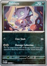 107/162 SABLEYE REVERSE HOLO TEMPORAL FORCES POKEMON CARD