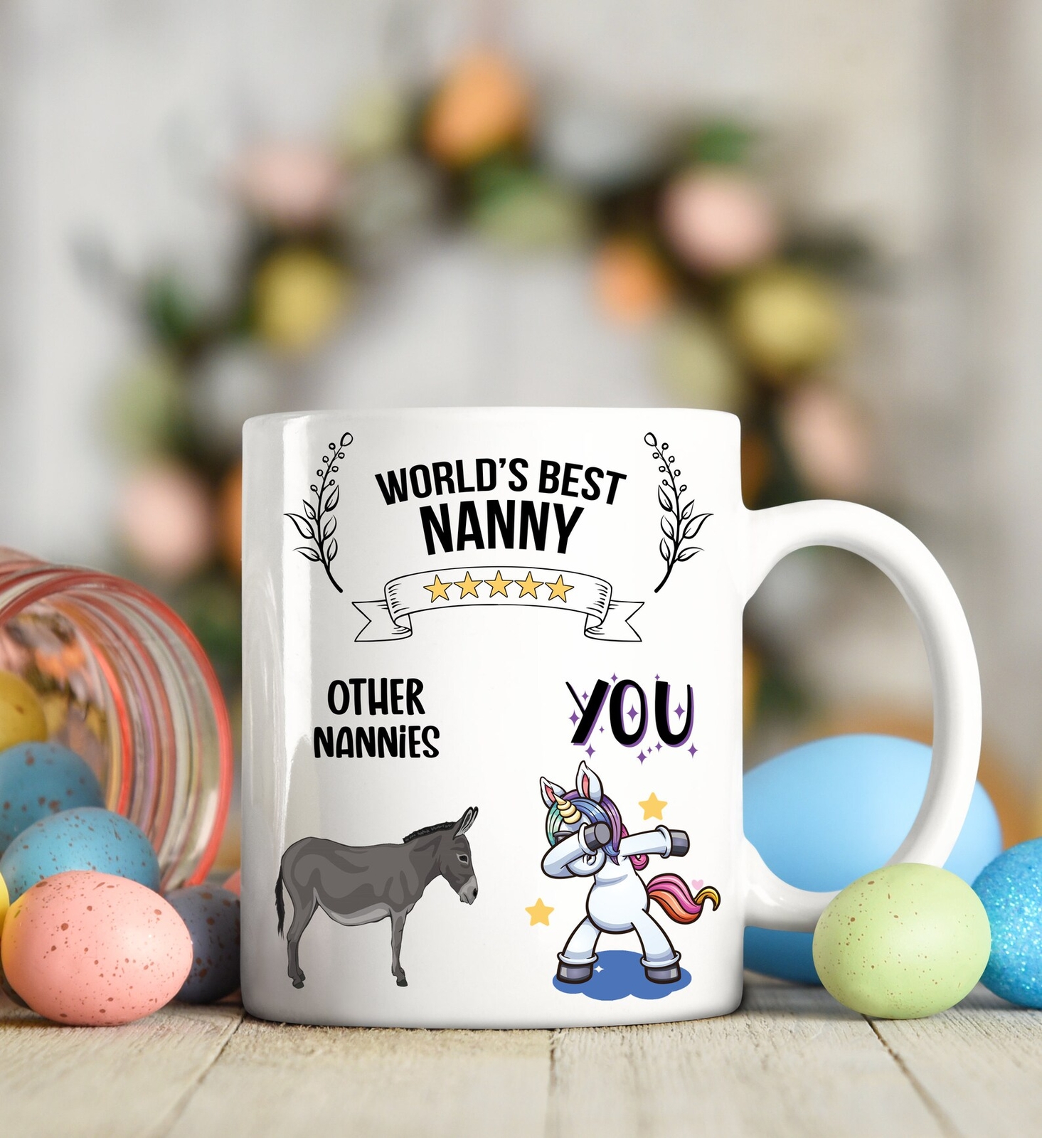 Nanny Gift Nanny Mug Nannyappreciation Present Nanny Coffe Cup Christmas Gift Bi