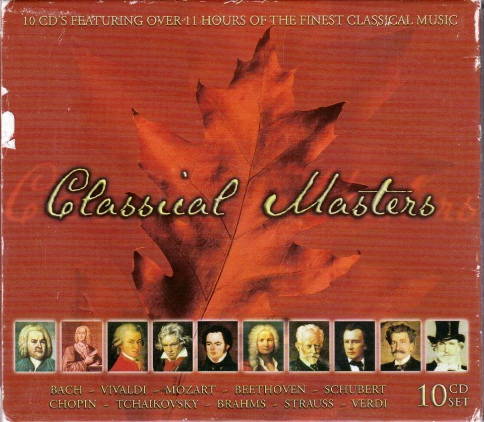 NEW CD Classical Masters (Box Set) 10 Discs Laserlight 11+ Hours Classical Music - Image 1 of 4