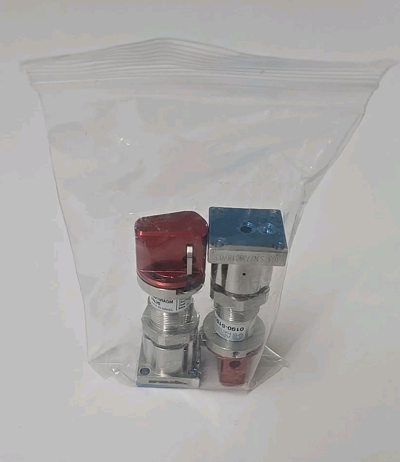 (2) Applied Materials AMAT 0190-51595 Manual Diaphragm Valve, New
