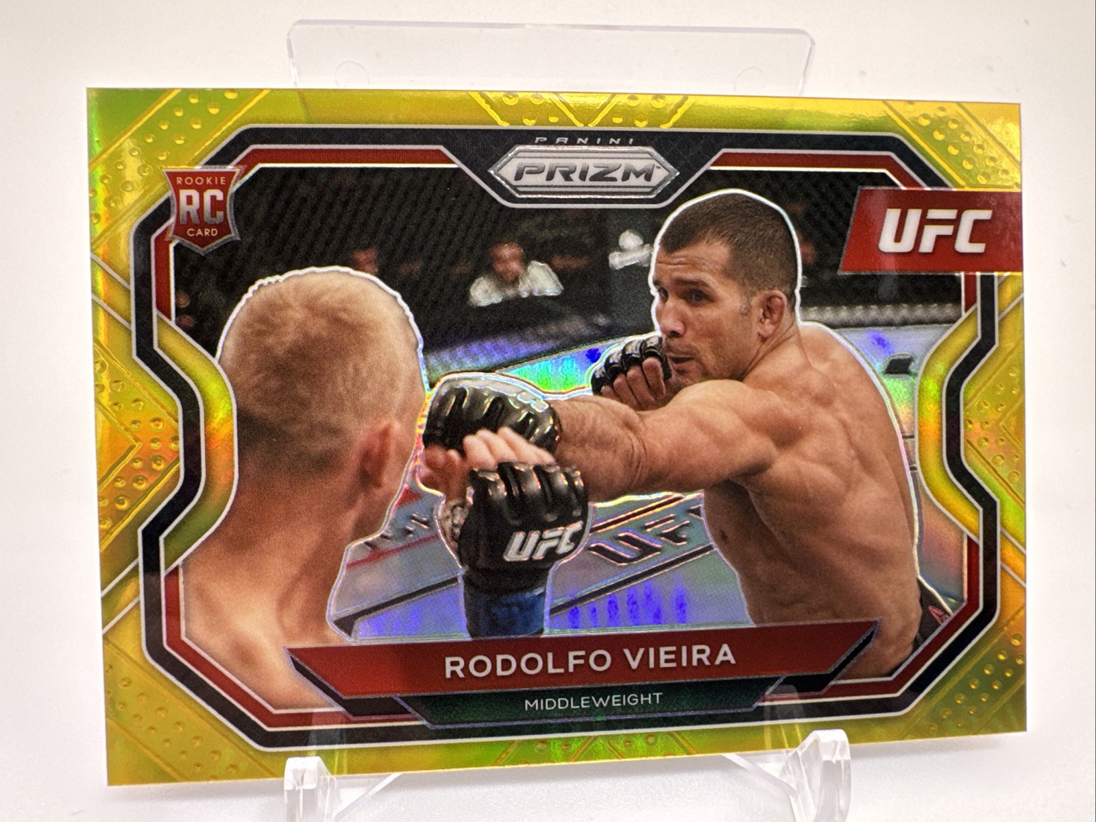 Rodolfo Vieira 2021 Prizm Gold RC 2/10 UFC- 2421