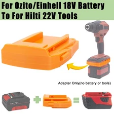 Adapter For Ozito/Einhell 18V Lithium Battery To For Hilti 22V Tool Adapter Only
