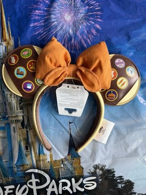 2026 Disney Parks UP Russell Wilderness Explorer Minnie Mouse Ear Headband NWT