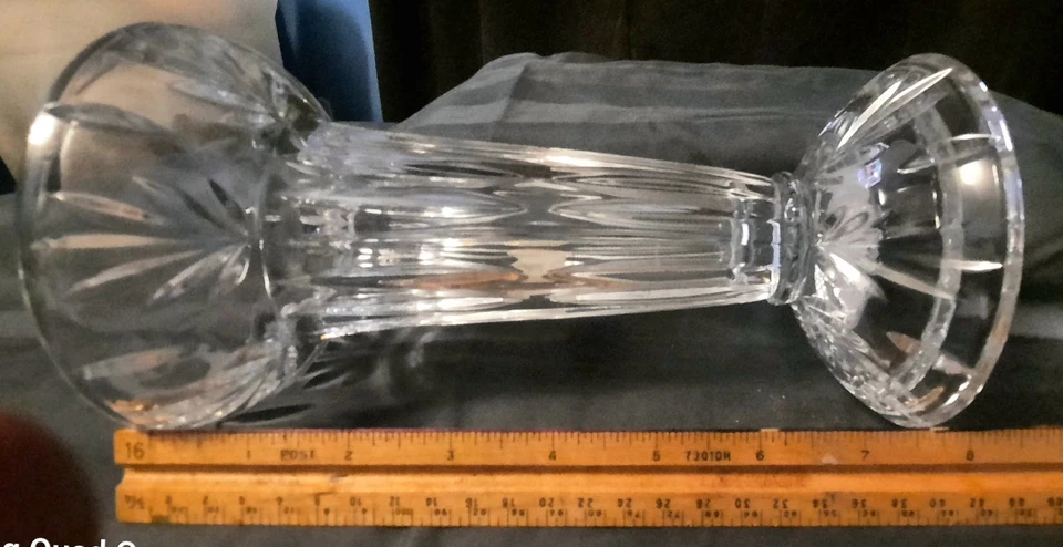 Jarrón de cristal cristal cristalería decorativa de 8,25" Foto 4 de 4