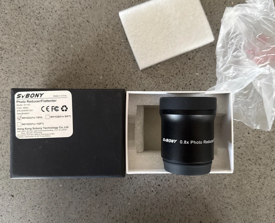 SVBONY SV503 70ED F6 w/ Flattener - Image 3 of 3