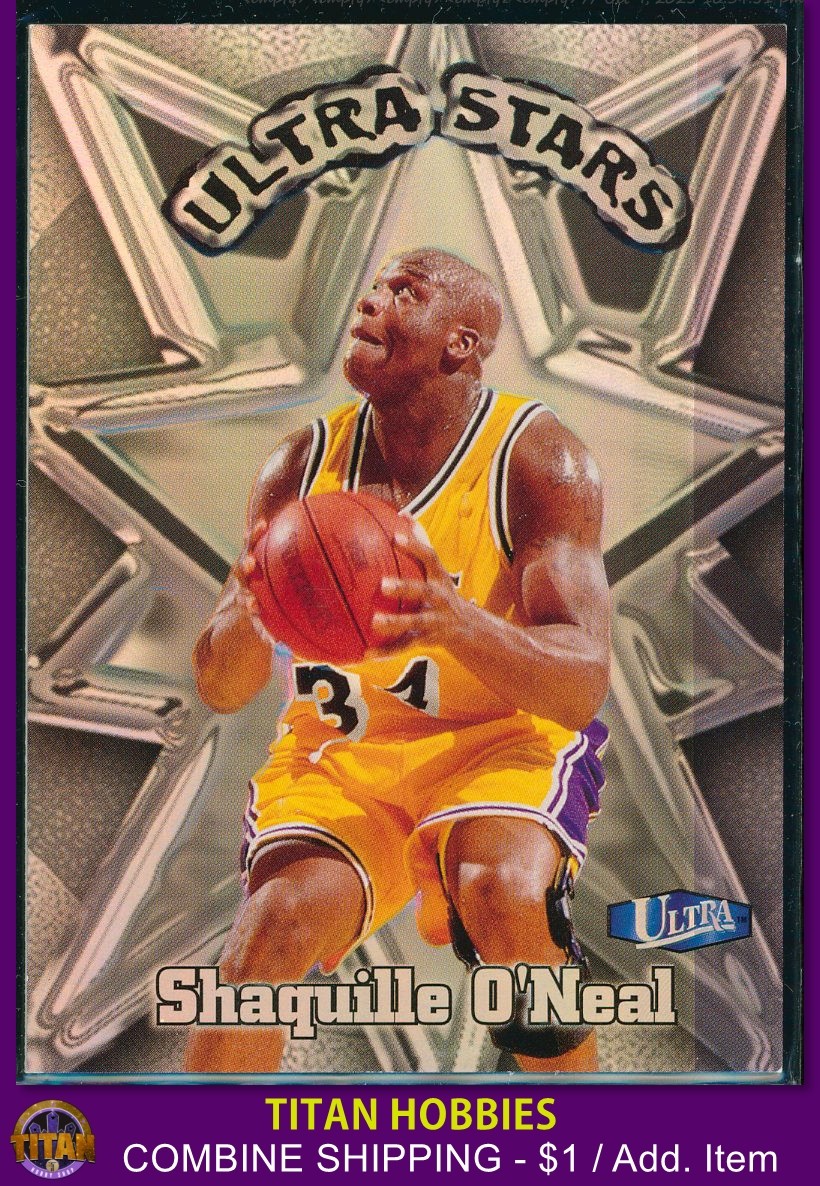 1997-98 Fleer Ultra ULTRA STARS #4 Shaquille O'Neal Ultra Stars INSERT