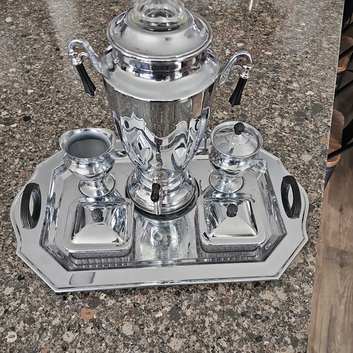  RARE 1930’s FORMAN 4 Family inc. Brooklyn N.Y. COFFEE SET WITH TRAY, ETC