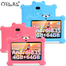 7 Zoll Kinder-Tablet Android 15 32GB WLAN Bluetooth Lern-Apps Tablet-PC IPS OTG