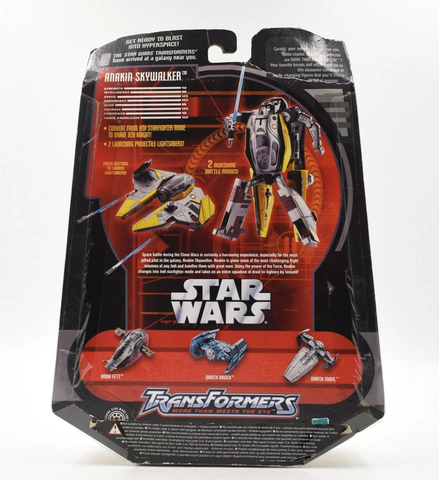 Transformers x Star Wars - Anakin Skywalker Jedi Starfighter Action Figure - Image 4 of 4