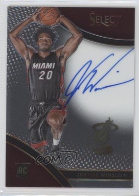 2015 Panini Select Rookie Signatures 53/199 Justise Winslow #RS-JW Auto RC 7i2