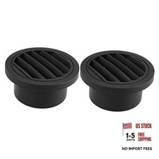 2pcs Warm Air Vent Outlet 75mm Plastic Ducting Heater Air Vent Outlet for Car