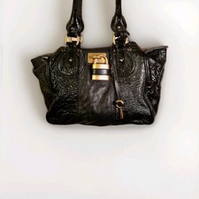 chloé Paddington bag vintage schwarz Leder T...