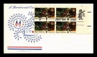 Dr Jim Stamps Fdc Haym Salomon Financial Hero Block Premier Space City