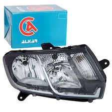 ALKAR H7/H1 SCHEINWERFER SCHWARZ RECHTS passend für DACIA LOGAN SANDERO RENAULT