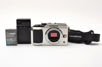 Olympus Pen E-PL2 Spiegellose Digitalkamera Body Shutter Count1617 Silber 713