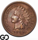 1895 Indian Head Cent Penny, Choice AU++/Unc