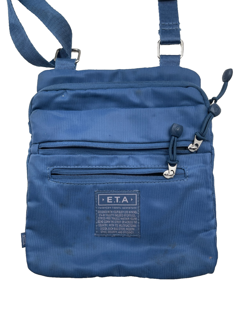 ETA Everyday Travel Adventure Crossbody Bag Gray Trolley Sleeve Polyester | eBay ETA Everyday Travel Adventure Crossbody Bag Gray Trolley Sleeve Polyester | eBay