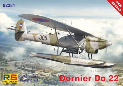 RS Models 92281 1:72 Dornier Do-22 4 Decals für Jugoslawien x 2 und Griechenland x 2