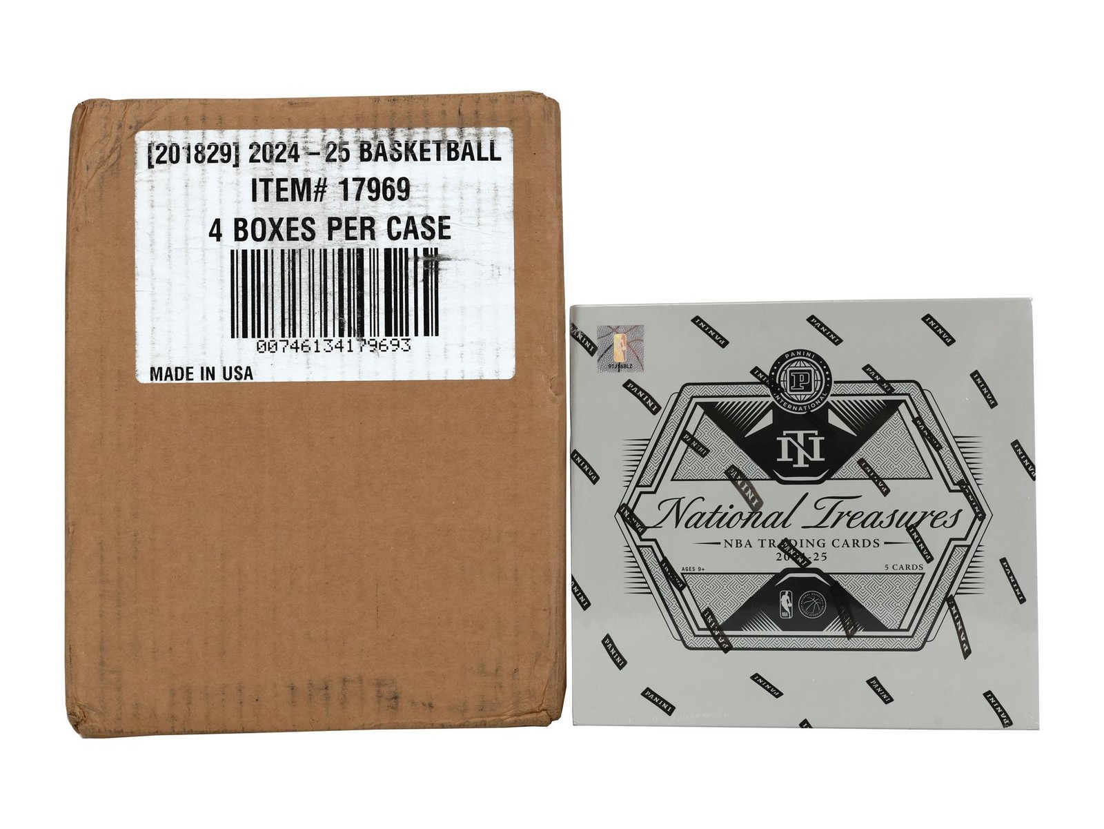 Hobby Box Basketball Cards 2024 Panini National Treasures trading card — raw and PSA graded price guide