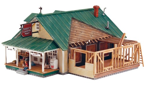 Woodland Scenics DPM 12900 HO Scale Woody's Country Mart Building Kit | Zustand: New
