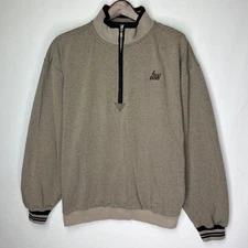 Gear for Sports Mens XL Tan Wild Dunes Embroidered Quarter Zip Pullover